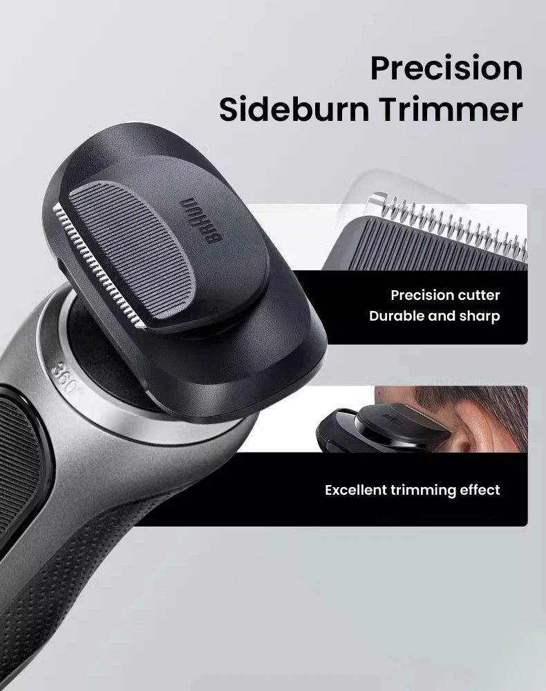 Original Braun Series 7 Pro Electric Shaver Rechargeable Men Razor 3 Modes Precision for Face Clean