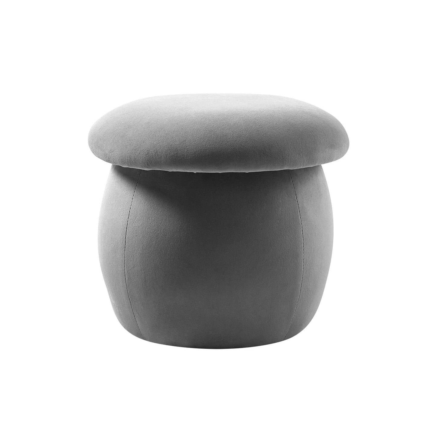 Nordic simple velvet mushroom footstool cushion stool children's seat comfortable high elastic indoor home furniture