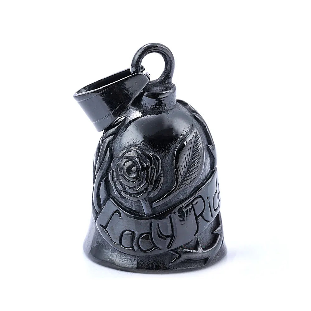 Norse Viking Warrior Spartacus Helmet Bell Pendant Stainless Steel Eagle Cross Jesus Rose Lady Rider Saint Mary USA Flag Jewelry