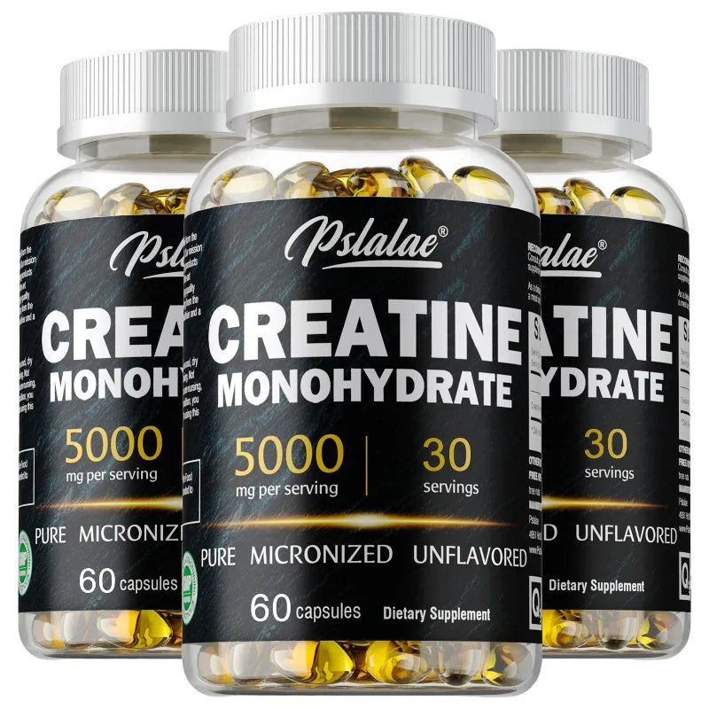 Creatine Monohydrate - 5,000 Mg Per Serving, Pre-workout Creatine To Help Build Muscle, Enhance Energy and Performance