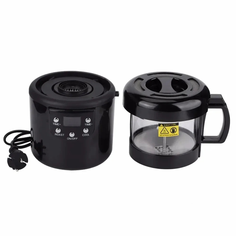 New 110g Home Coffee Roaster Electric Mini No Smoke Coffee Beans Baking Roasting Machine 110-240V 1400W Coffee Bean Roaster