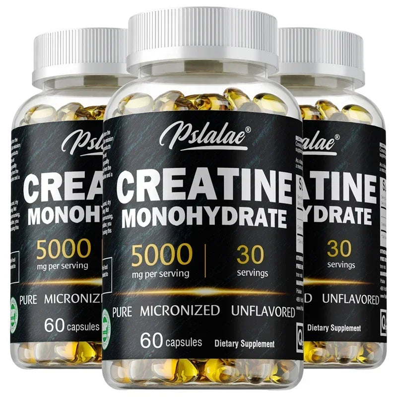 Creatine Monohydrate - Good for Build Muscle, Improve Energy, Endurance and Promote Recovery, Athletic Performance