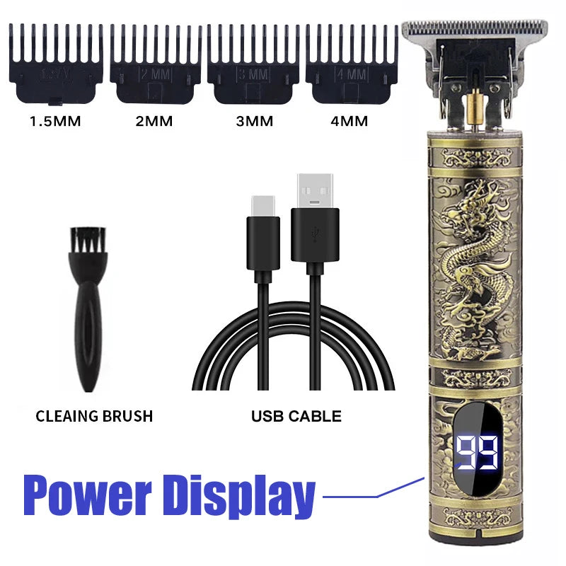 Men's Beard Trimmer Hot Sale Electric Hair Cutting Machine Rechargeable Hair Clipper Barber Electric Shaver for Men Hair clipper