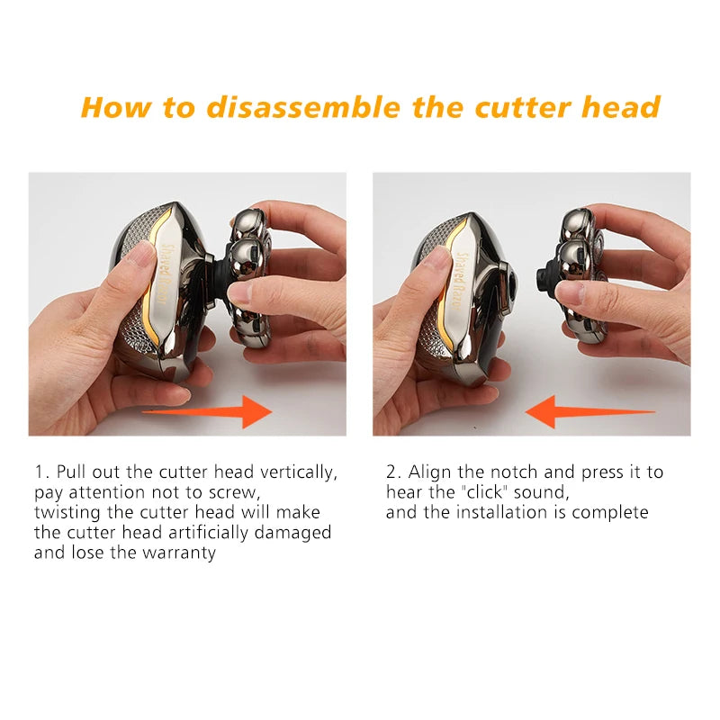 7D Head Shavers for Men 5 in 1 Electric Mens Head Shaver for Bald Men Wet & Dry Waterproof Bald Head Shaver Electric Shavers Men