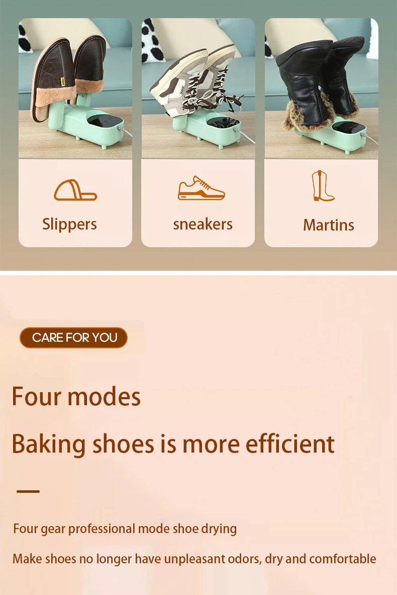 220V Electric Shoe Dryer Machine Smart Constant Fast Dryer Protector Odor Deodorant Dehumidify Device Shoes Drier Machine Heater