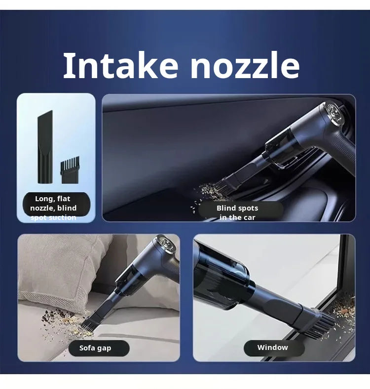 New household vacuum cleaner small car wireless charging automatic high-power vacuum cleaner vacuum negative pressure