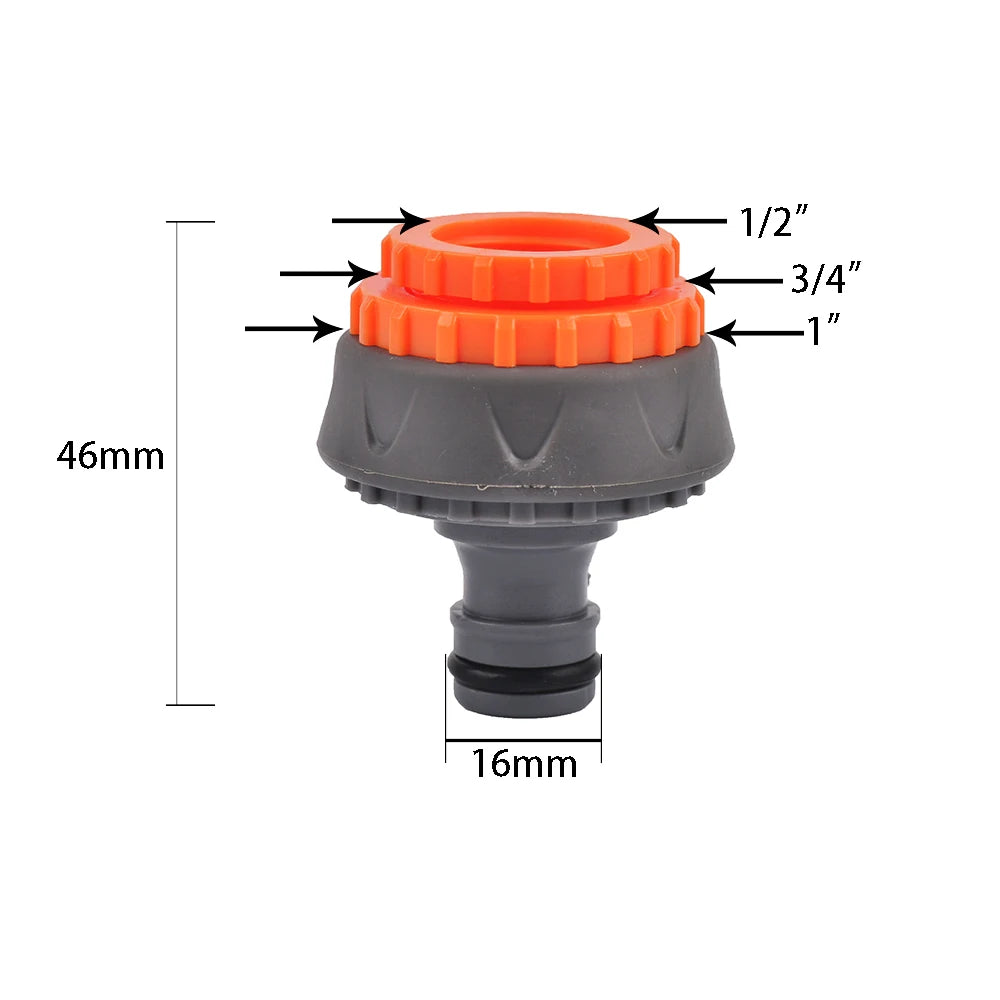 Hose Quick Connector 1/2 3/4 1 Inch Garden Hose Fitting Quick Connector Adapter Male and Female with Shut-Off Valve Switch