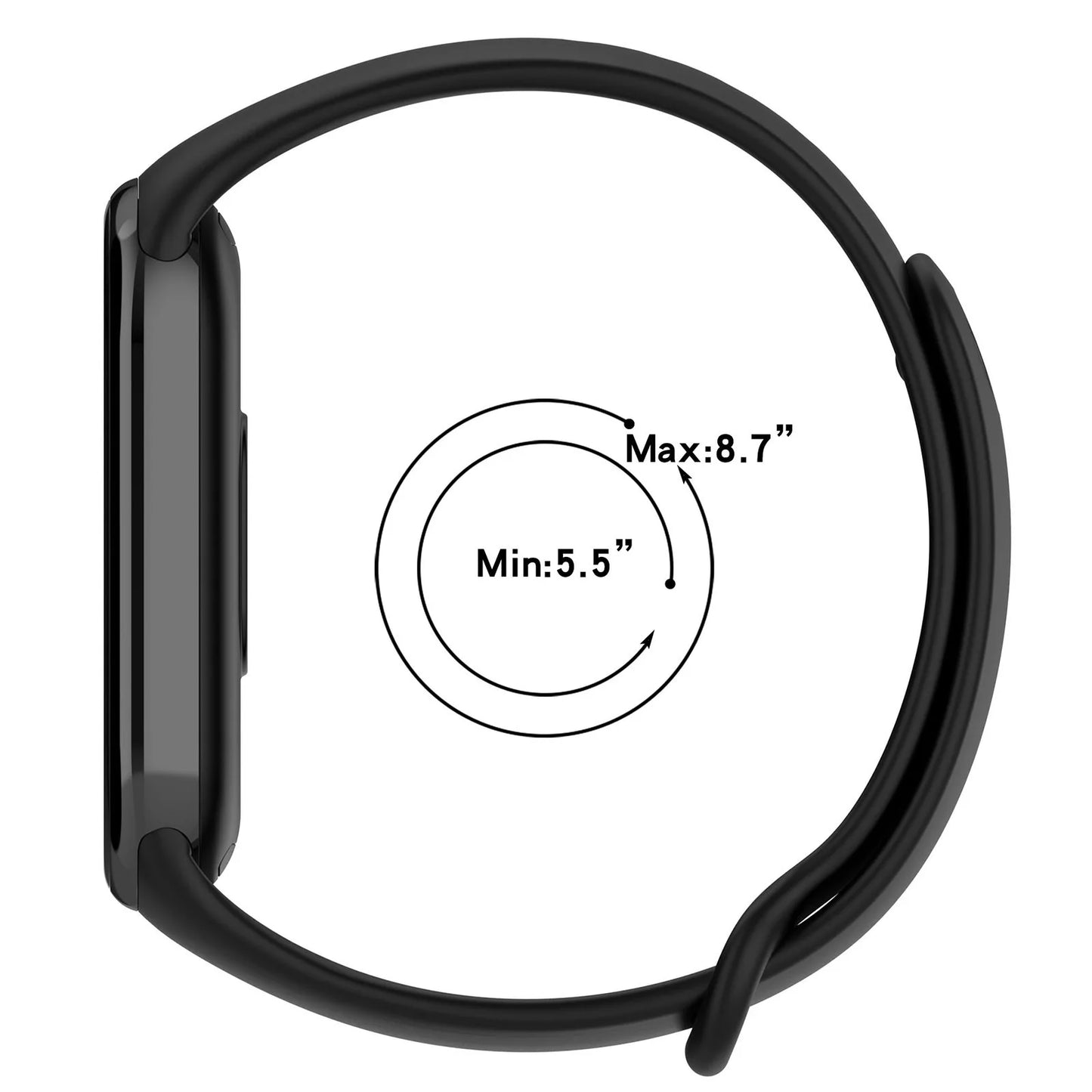 Watchbands For Xiaomi Mi Band 7 6 5 4 3 starp Wristband Silicone Bracelet Wrist Straps combination Smartwatch Accessories