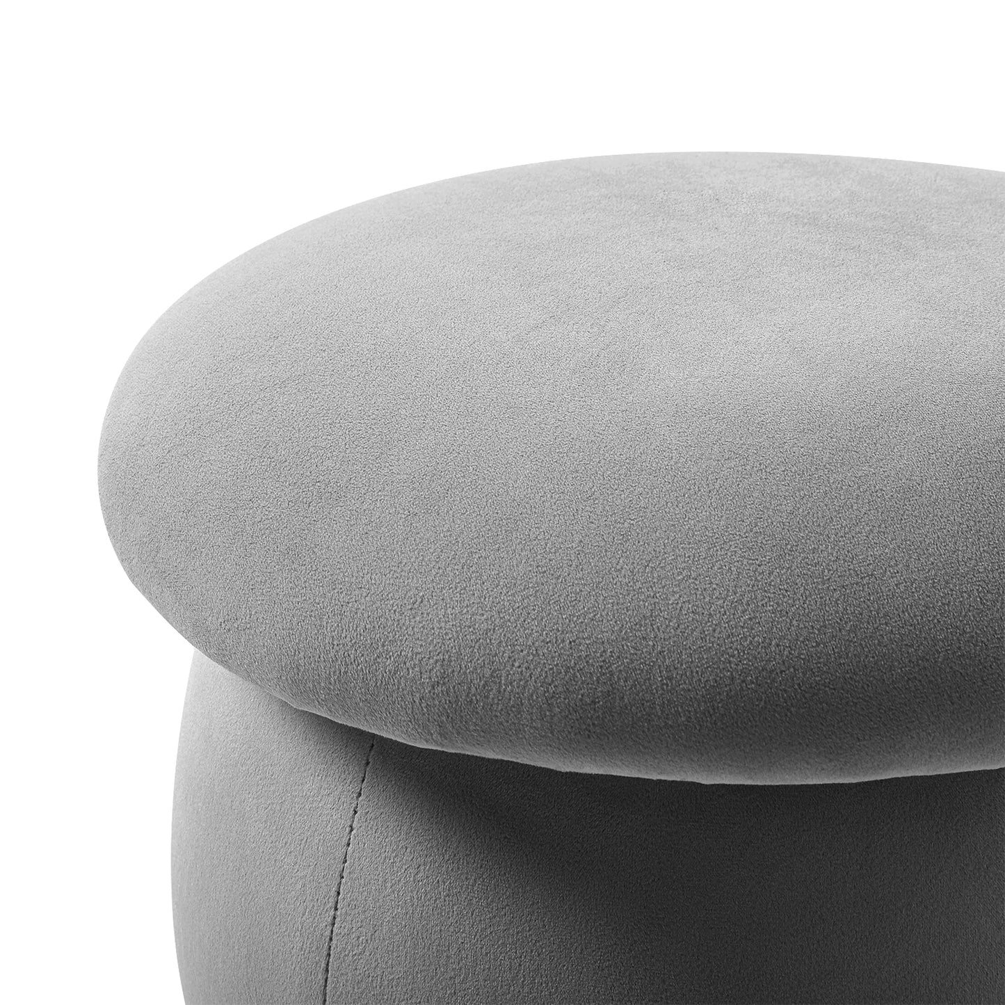 Nordic simple velvet mushroom footstool cushion stool children's seat comfortable high elastic indoor home furniture