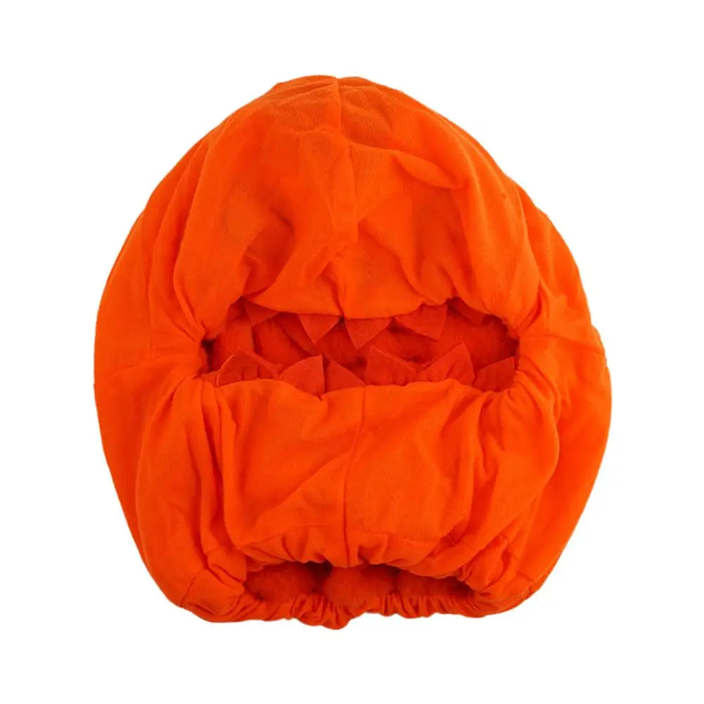Halloween Pumpkin Motorcycle Helmet Cover High Visibility Pumpkin Dustproof Cartoon Full Plush Helmet Protector Motorb H7f5
