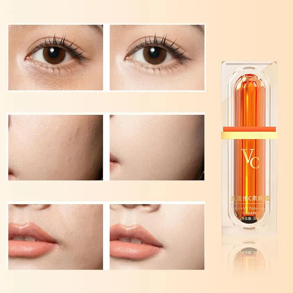 Vitamin C For Skin Hydrating Facial Skin Cream Essence Cream Brightening And Tightening Effect Five Vitamin C Ingredients Light