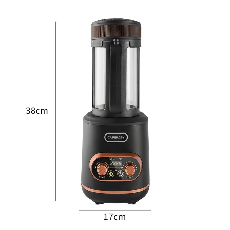 New 110g Home Coffee Roaster Electric Mini No Smoke Coffee Beans Baking Roasting Machine 110-240V 1400W Coffee Bean Roaster