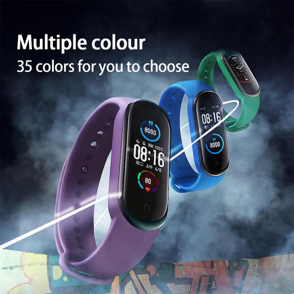 Watchbands For Xiaomi Mi Band 7 6 5 4 3 starp Wristband Silicone Bracelet Wrist Straps combination Smartwatch Accessories