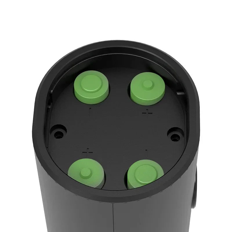 Electric Pepper And Salt Grinder Set Battery Powered With Stylish Base Automatic Pepper Grinder LED Light  Adjustable Thickness