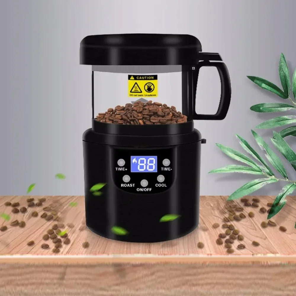 New 110g Home Coffee Roaster Electric Mini No Smoke Coffee Beans Baking Roasting Machine 110-240V 1400W Coffee Bean Roaster
