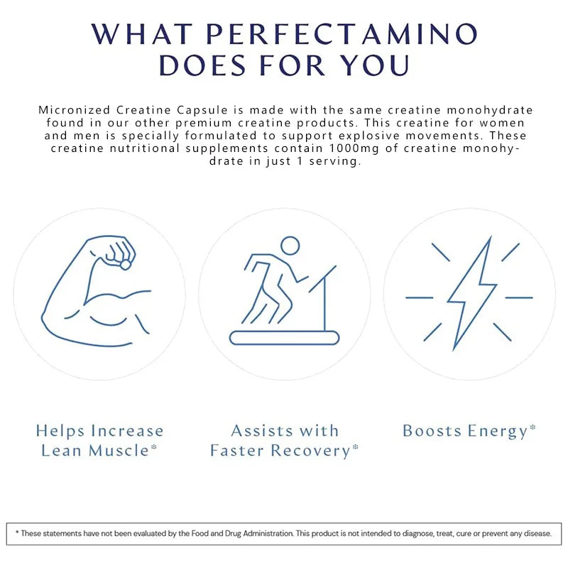 Micronized Creatine - Promotes Muscle Growth, Enhances Physical Performance, Endurance and Recovery
