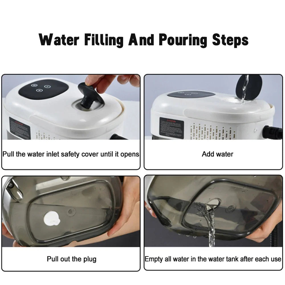 Steam Cleaner High Temperature Sterilization Air Conditioning Home Appliances Kitchen Hood Car Steam Cleaners US/EU Plug 2500W