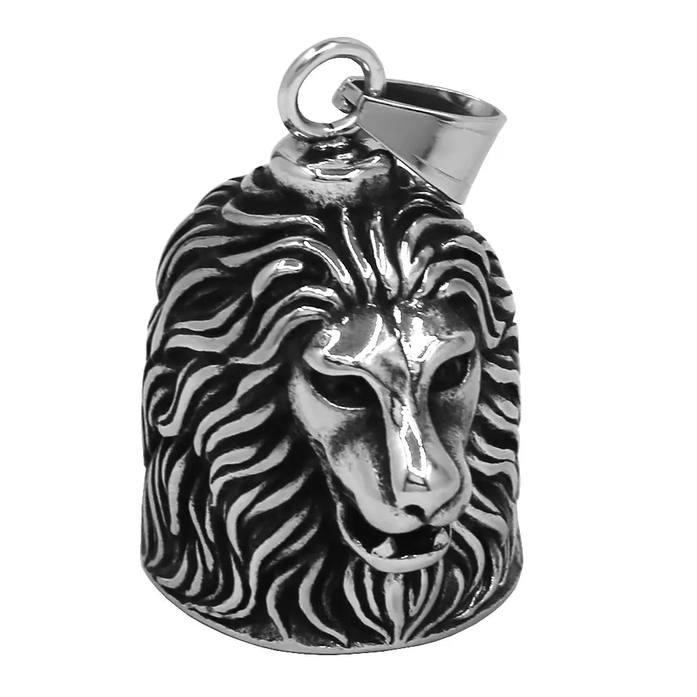 Norse Viking Warrior Spartacus Helmet Bell Pendant Stainless Steel Eagle Cross Jesus Rose Lady Rider Saint Mary USA Flag Jewelry