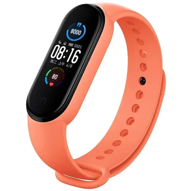 Watch Strap For Xiaomi Mi Band 7 6 5 4 3 Wristband Silicone Bracelet Wrist Straps correa Mi Band 6 7 5 4 Smartwatch Accessories