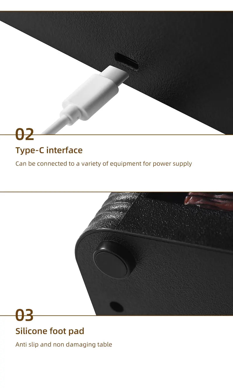 Air Humidifier Flame Fireplace Aroma Essential Oil Diffuser 250ml Desktop Air Diffuser Essential Oil with Timed Colorful Light