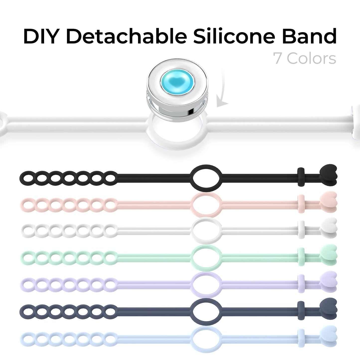 Totwoo Smart Jewelry for Couples Bluetooth Touch Bracelets with App Control Long Distance Romantic Gift for Girlfriend