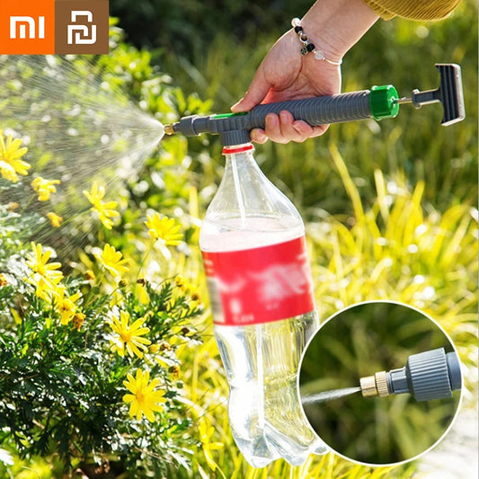 XIAOMI YOPUIN High Pressure Air Pump Manual Sprayer Adjustable Bottle Spray Head Nozzle Garden Watering Sprayer Agriculture Tool