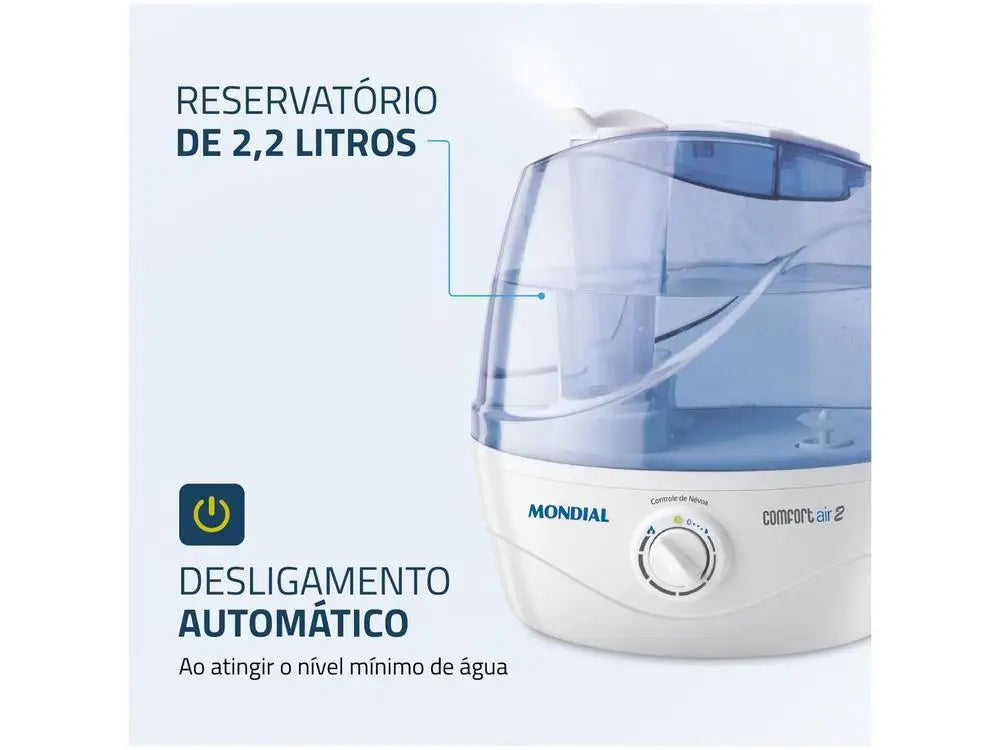 Mondial Comfort Air 2 NUA-02 2.2L Portable Ultrasonic Air Humidifier