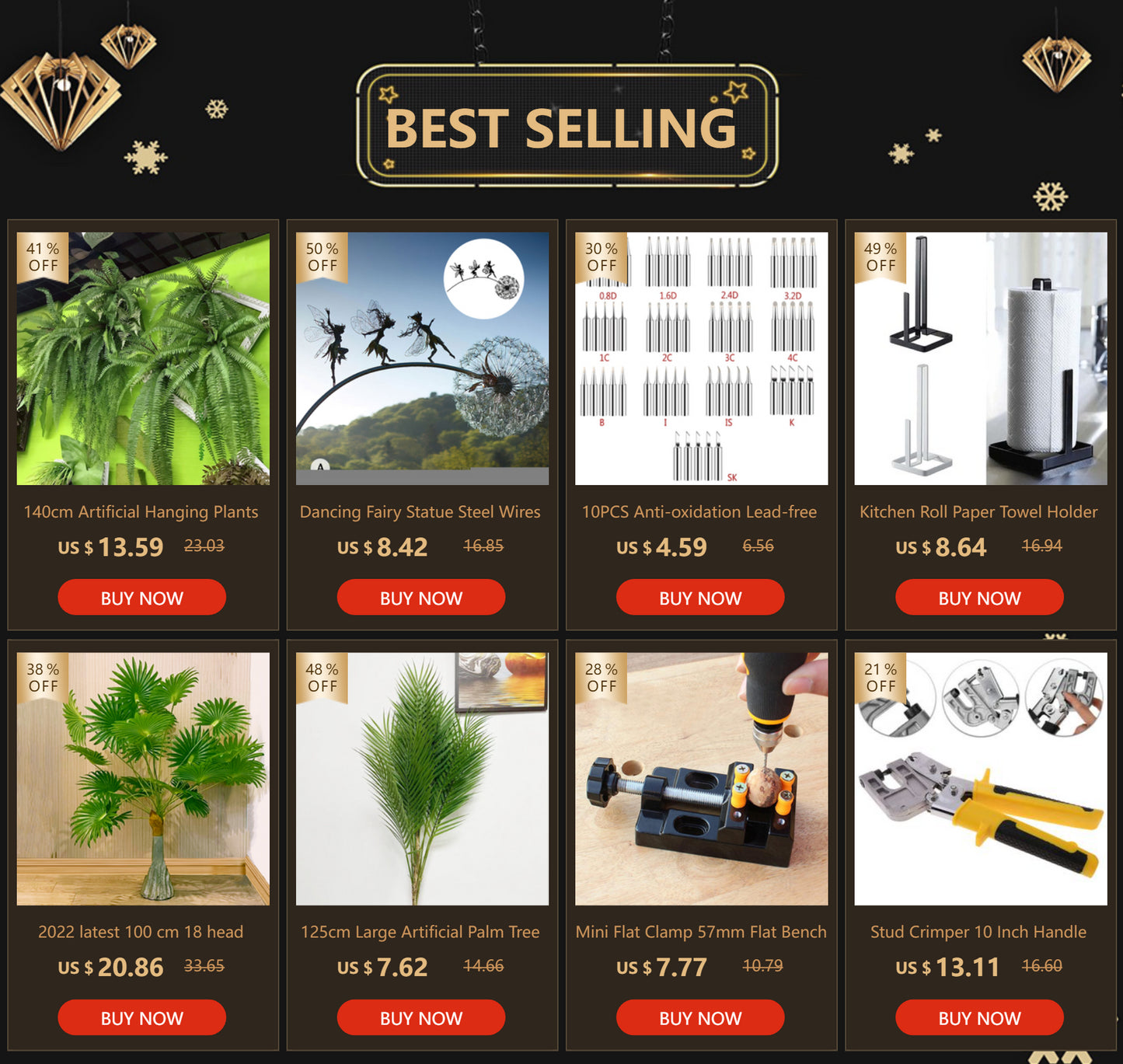 Artificial Palm Tree Plastic Plants Branch Fake Cycas Trees Green Faux Tropical Leaves For Home Garden Indoor Decor