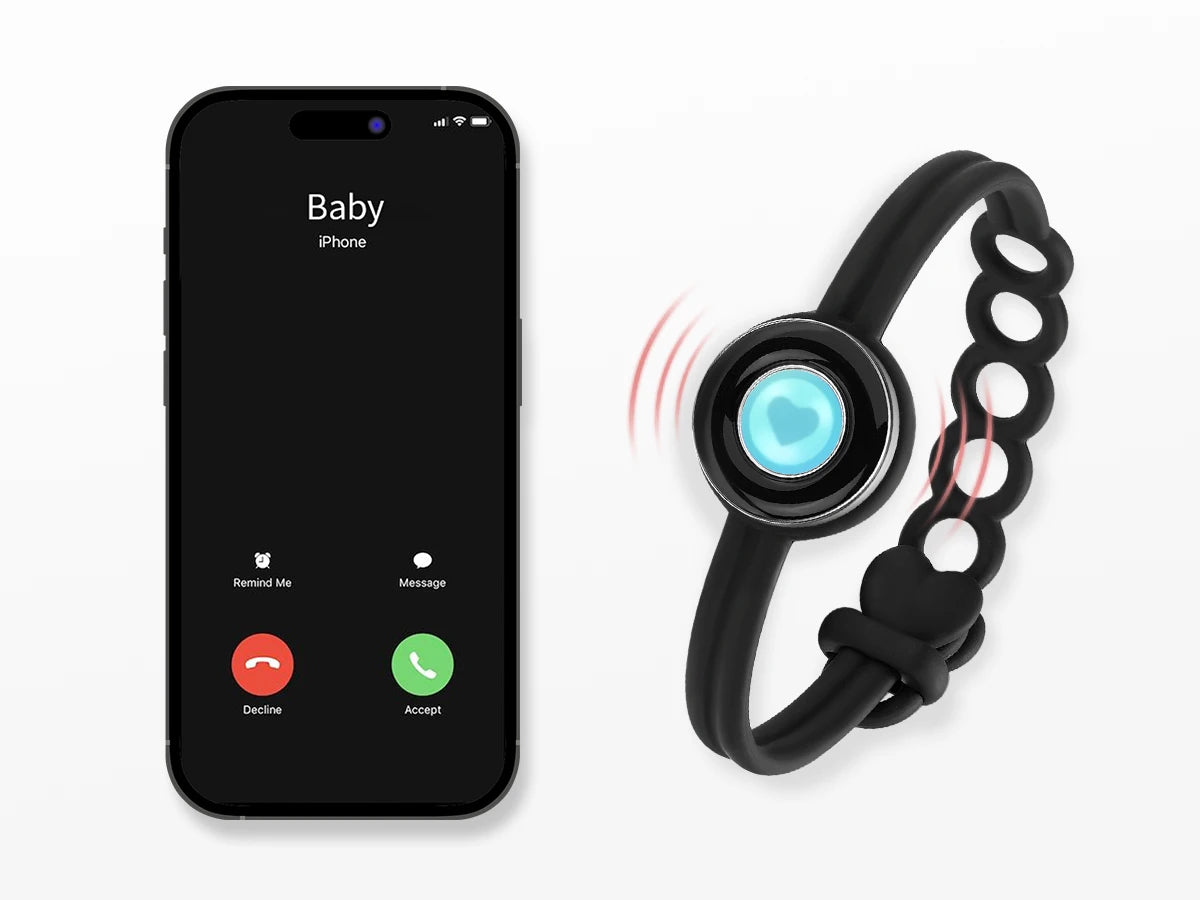 Totwoo Smart Jewelry for Couples Bluetooth Touch Bracelets with App Control Long Distance Romantic Gift for Girlfriend