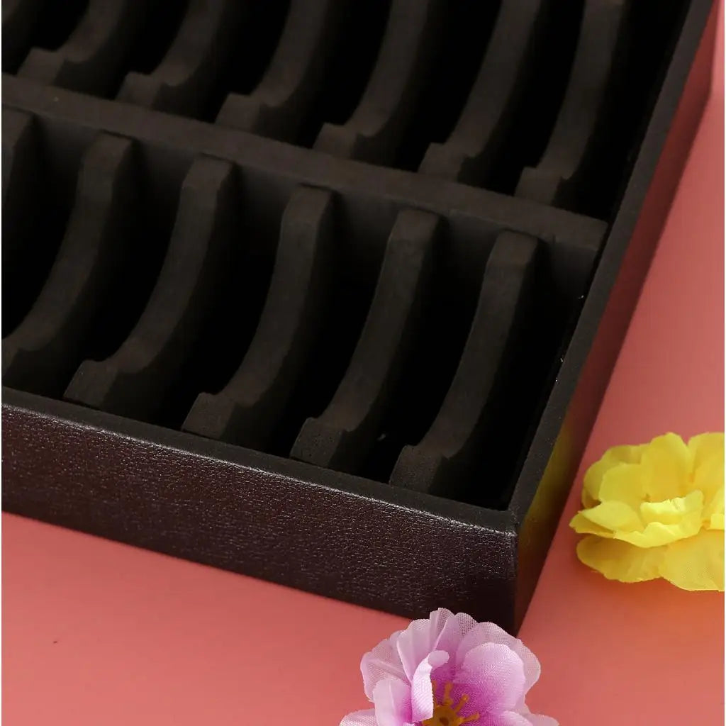 20 Slots Bracelet Bangle Holder Jewelry Display Storage Showcase Box Tray