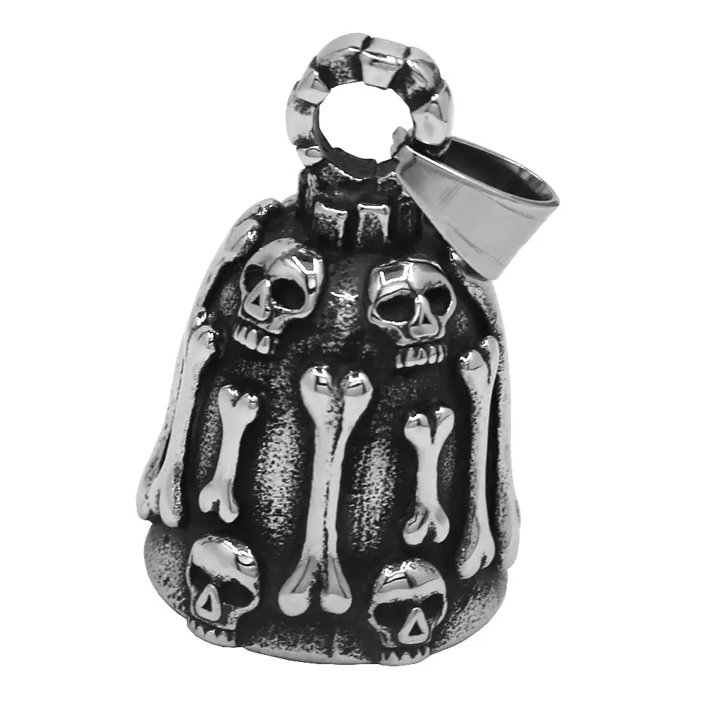 Norse Viking Warrior Spartacus Helmet Bell Pendant Stainless Steel Eagle Cross Jesus Rose Lady Rider Saint Mary USA Flag Jewelry