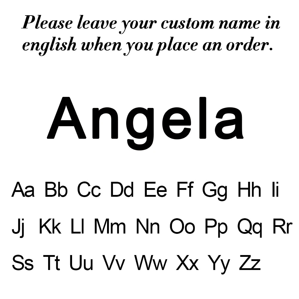 Amaxer Personalised Custom Name Necklace for Women Cursive Letter Pendant Stainless Steel Chains Jewelry Couple Weddings Gifts