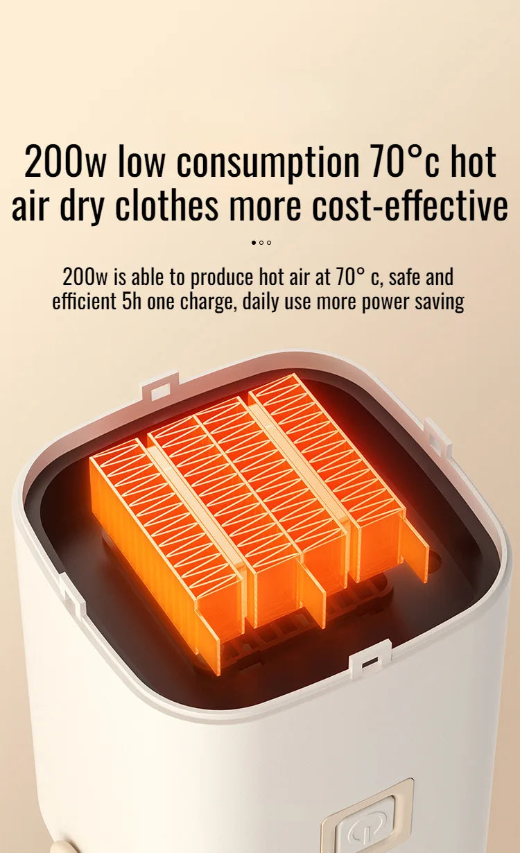 Portable Clothes Dryer for Light Clothes Underwear Baby Clothes Mini Clothes Dryer Electric Clothes Dryer Or Travel Dorms Hotel