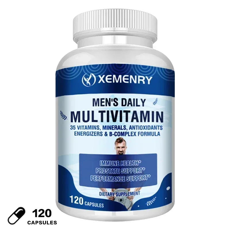 Men's Daily Multivitamin -Supports Immunity, Boosts Energy and Stamina, Performance, and Muscle Mass