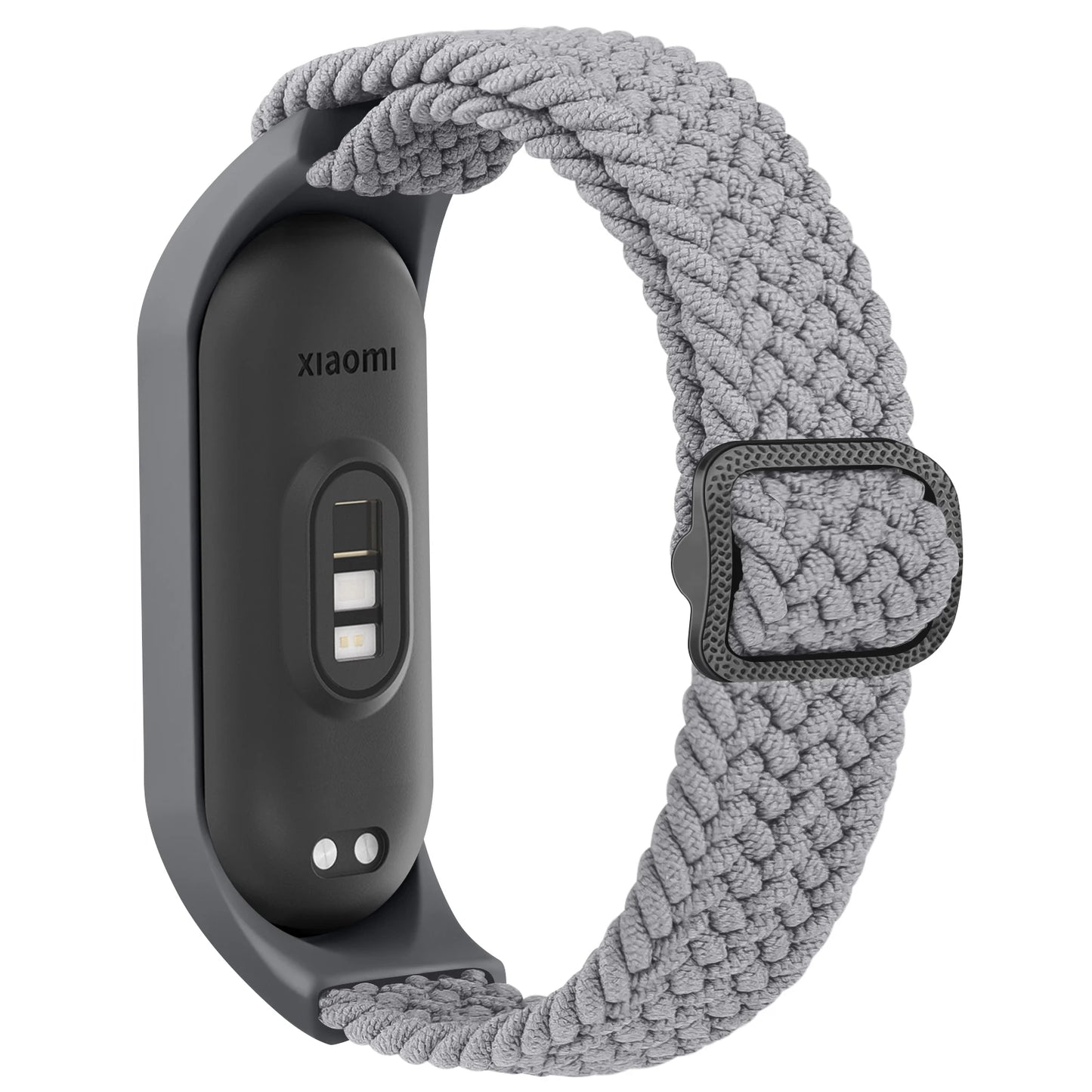 Braided Watchband For Xiaomi Mi Band 7 6 5 4 3 Strap Elastic Adjustable Wristband For Amazfit Band 5 Band Replacement Bracelet
