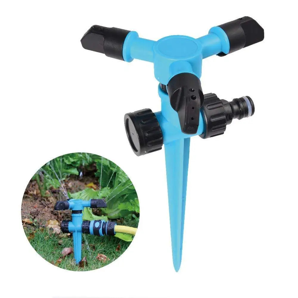 360 Degree Automatic Sprinklers Adjustable Spray Nozzles for Garden Lawn Rotating Watering System Agriculture Irrigation Tool