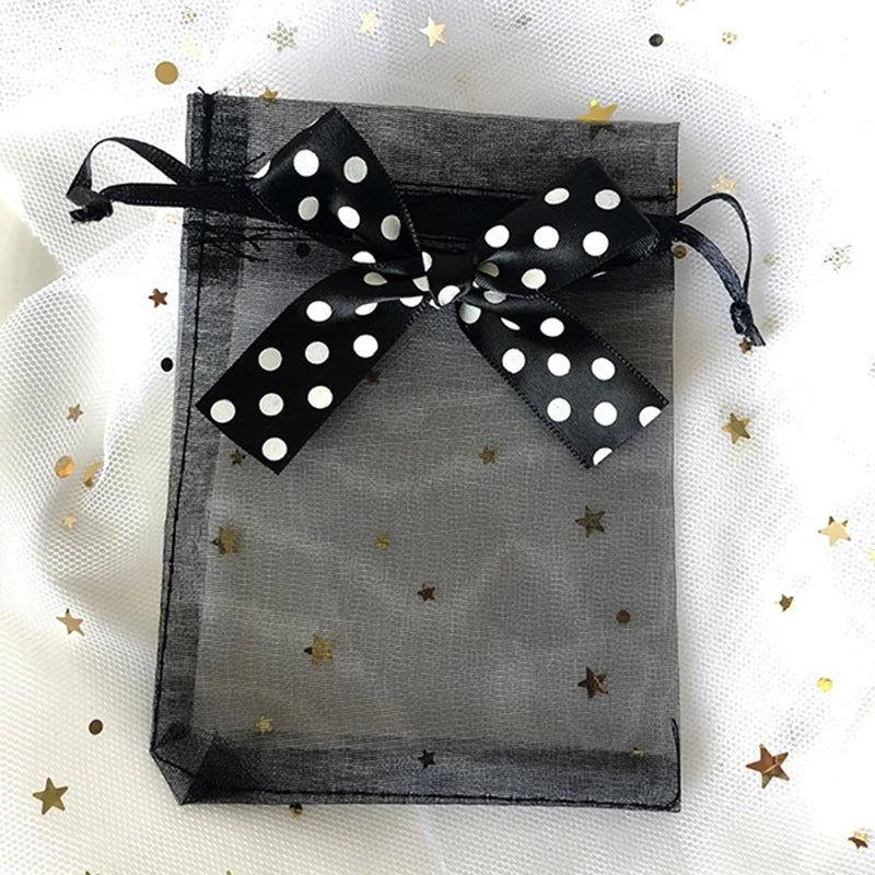 10pcs/lot Drawstring Organza Bags Gift Bags Exquisite Butterfly Bags Jewelry Packaging Bags Wedding Bags Wholesale Gifts Pouches