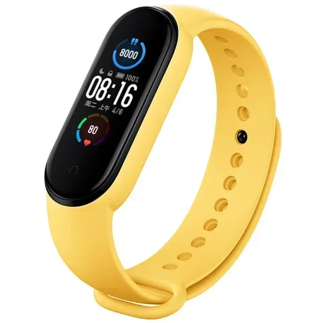 Watch Strap For Xiaomi Mi Band 7 6 5 4 3 Wristband Silicone Bracelet Wrist Straps correa Mi Band 6 7 5 4 Smartwatch Accessories