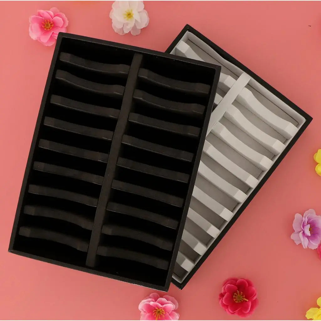 20 Slots Bracelet Bangle Holder Jewelry Display Storage Showcase Box Tray