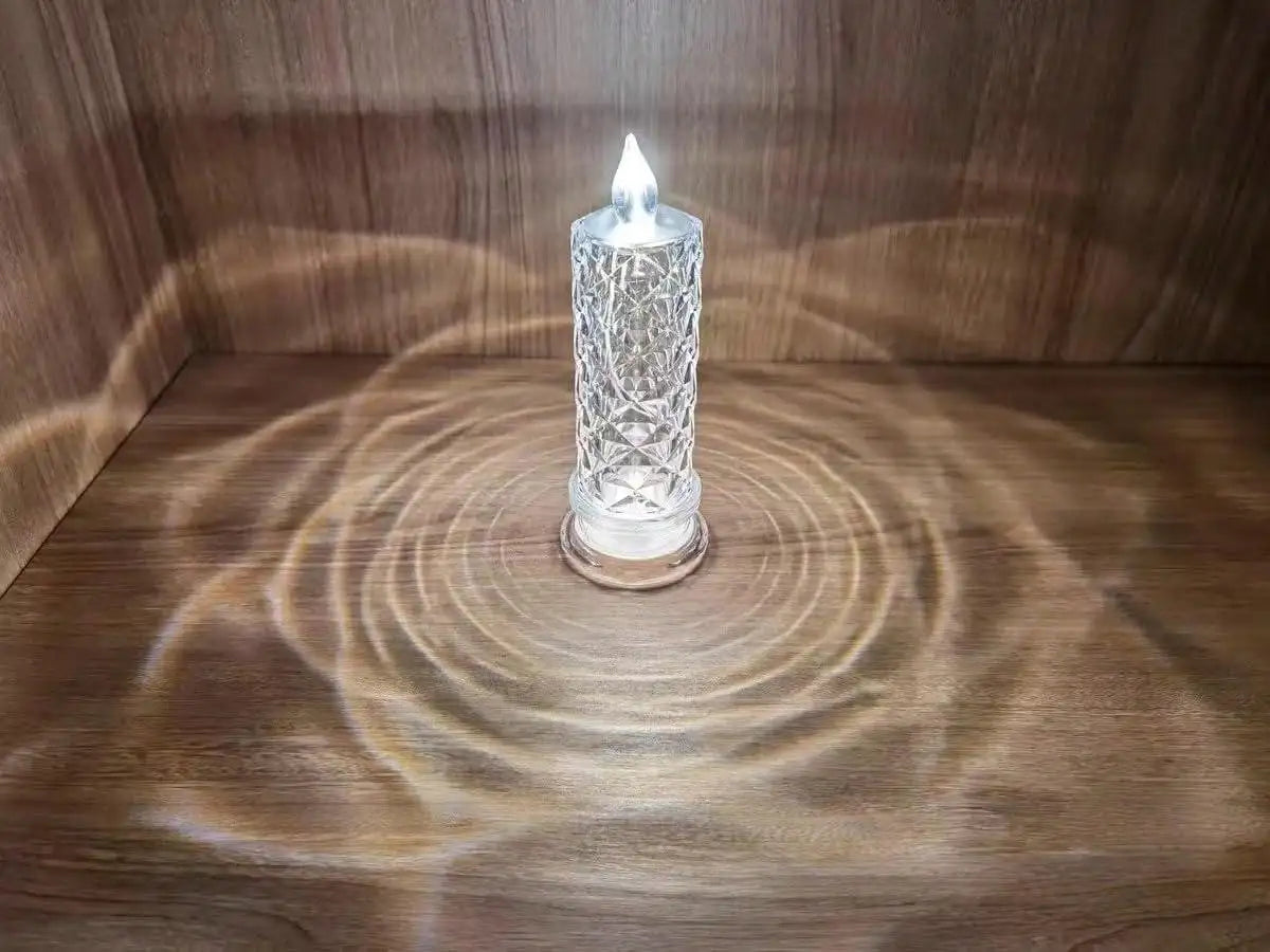 1pcs LED Flameless Candle Battery Operated Valentine's Day Proposal Anniversary Halloween Wedding Decoration