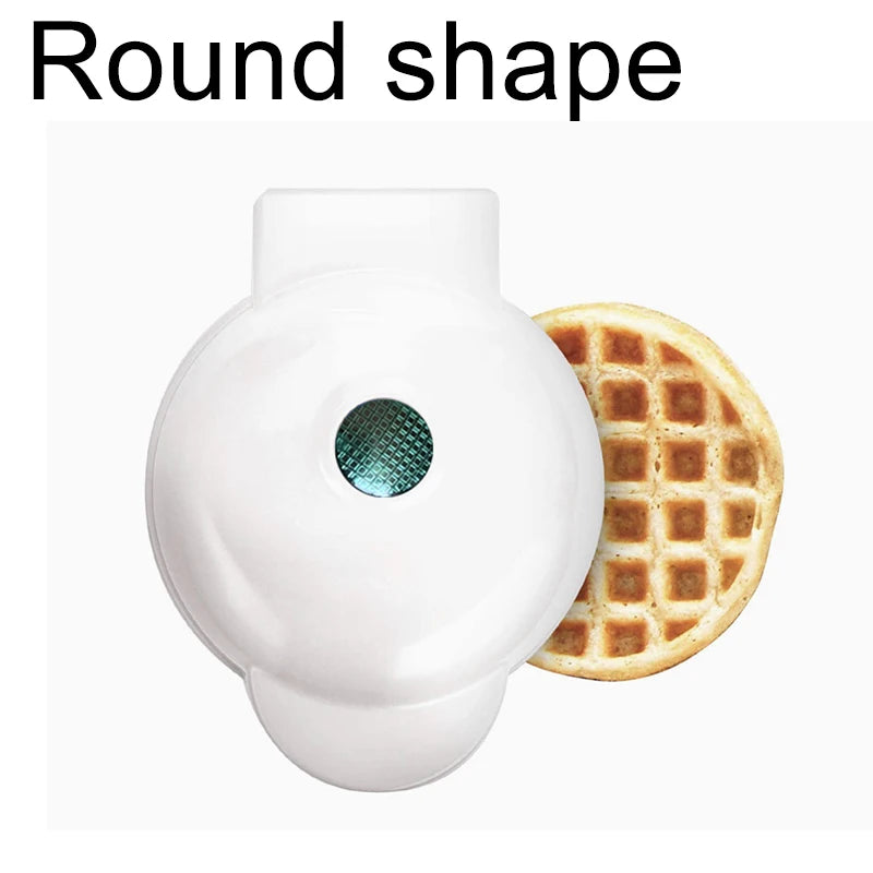 Electric Mini Color Waffles Maker Machine Kitchen Cooking Appliance for Kids Breakfast Dessert Pot Utensil Fried Eggs US EU PLUG