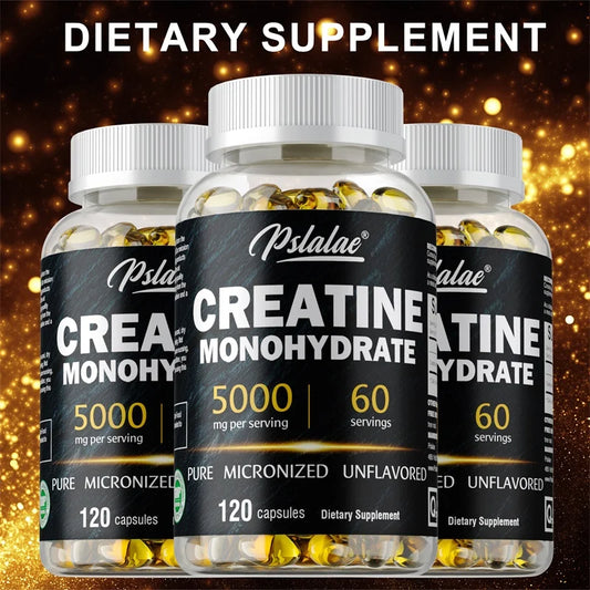 Creatine Monohydrate - Good for Build Muscle, Improve Energy, Endurance and Promote Recovery, Athletic Performance