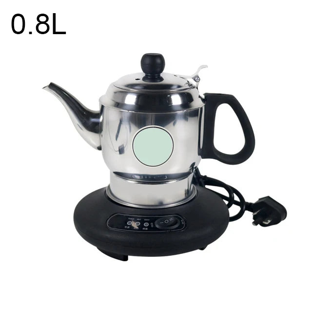 DMWD Stainless Steel Thermal Insulation 500W Electric Kettle Teapot 1.2L  Automatic Hot Water Heating Boiler Tea Pot 220V