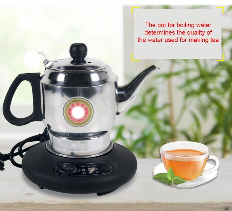DMWD Stainless Steel Thermal Insulation 500W Electric Kettle Teapot 1.2L  Automatic Hot Water Heating Boiler Tea Pot 220V