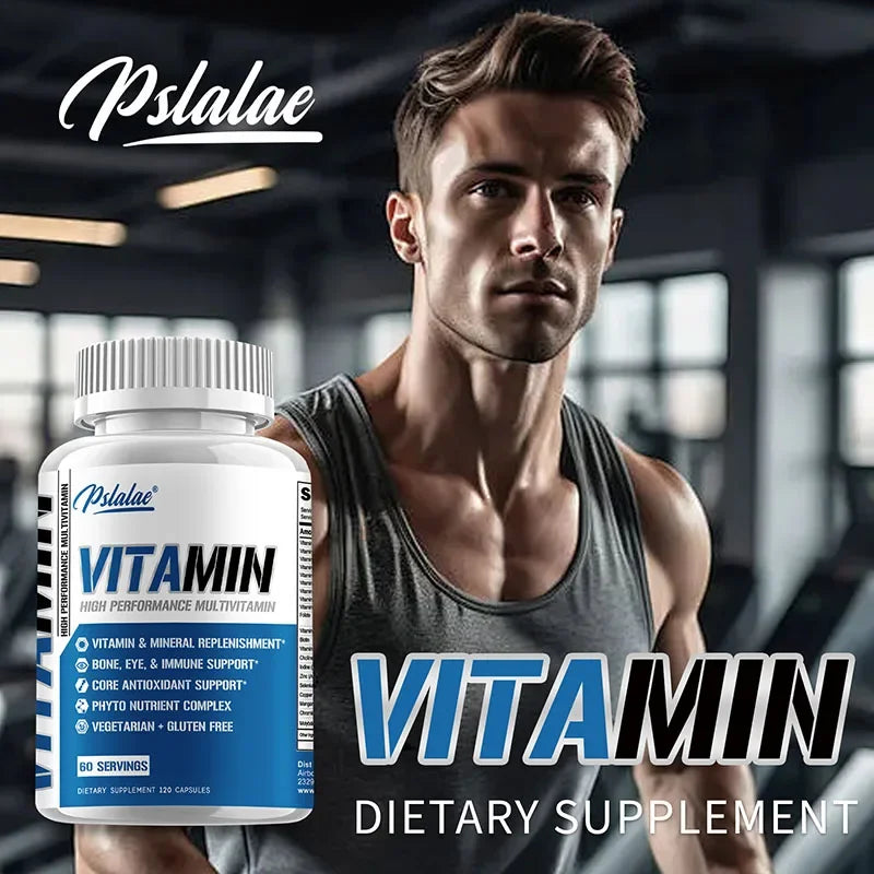 Men's Multivitamin for 50+ - Enhances Memory and Cognition, Supports Brain, Eye and Heart Health