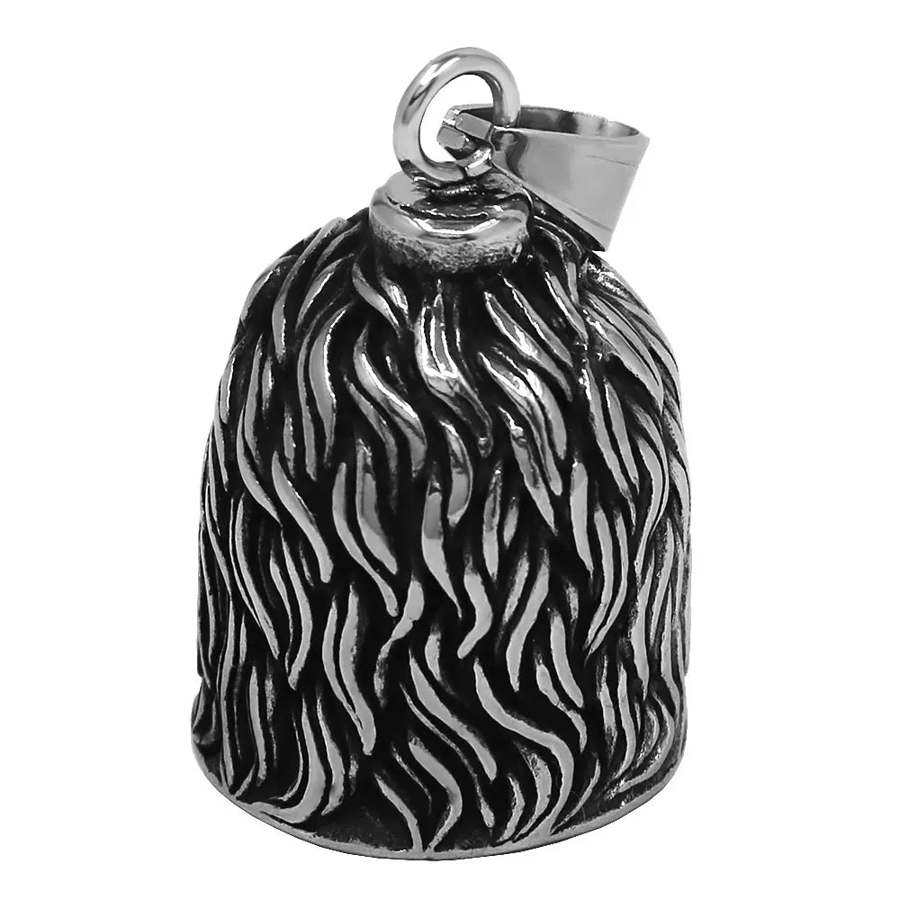 Norse Viking Warrior Spartacus Helmet Bell Pendant Stainless Steel Eagle Cross Jesus Rose Lady Rider Saint Mary USA Flag Jewelry