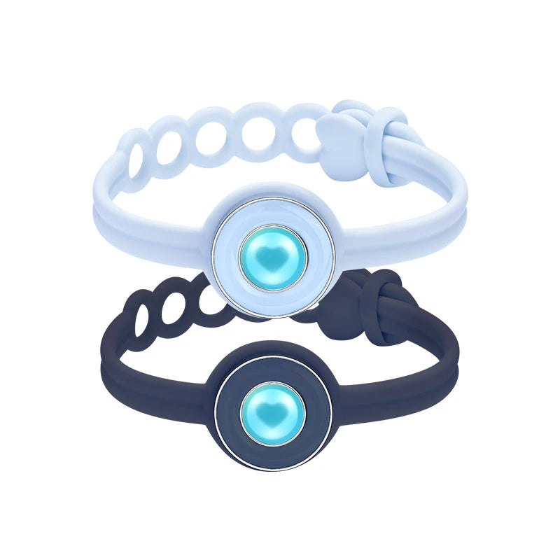 Totwoo Smart Jewelry for Couples Bluetooth Touch Bracelets with App Control Long Distance Romantic Gift for Girlfriend