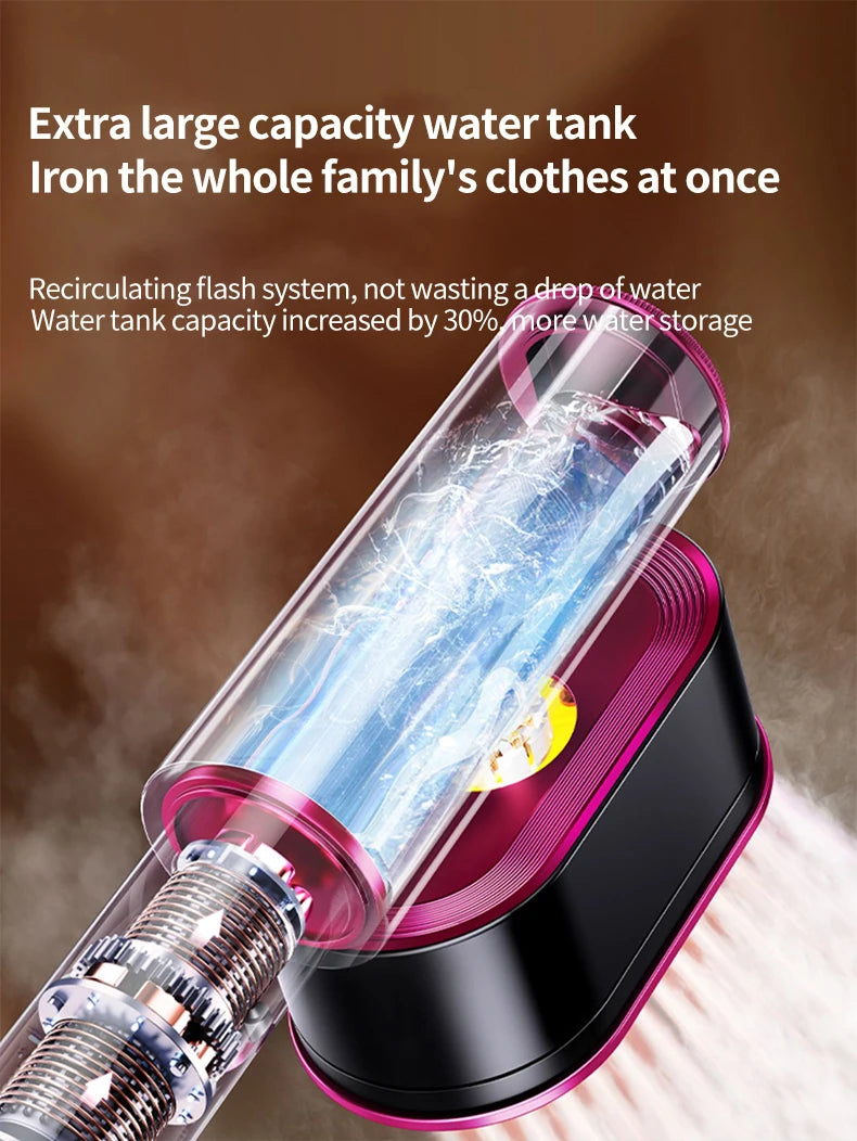 Portable Handheld Garment Steamer Iron Mini 3 in 1 Vertical Rotatable Wet Dry Ironing Irons for Clothes Travel Household Tools