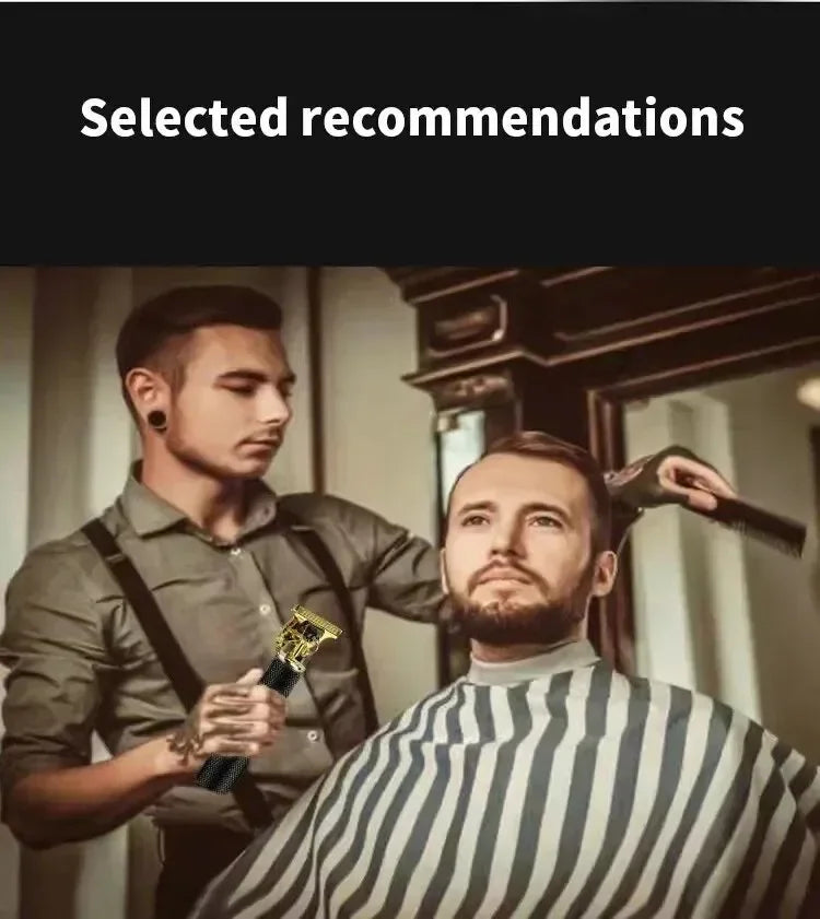 Men's Beard Trimmer Hot Sale Electric Hair Cutting Machine Rechargeable Hair Clipper Barber Electric Shaver for Men Hair clipper
