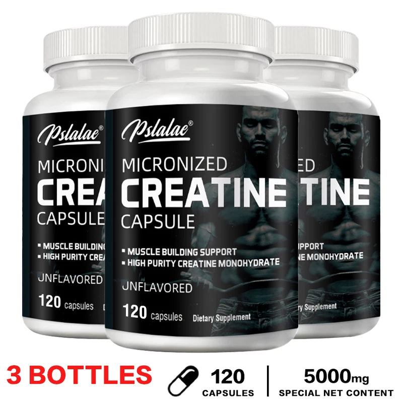 Creatine Monohydrate Energy Performance Whey Proteins for Muscle Mass Workout Recovery Friendly Adult Nutritional Supplement